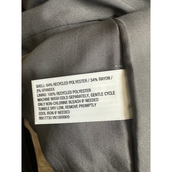 NWT A New Day Women's M Double Breasted Blazer Grey Stripe NEW $40 - Picture 10 of 10